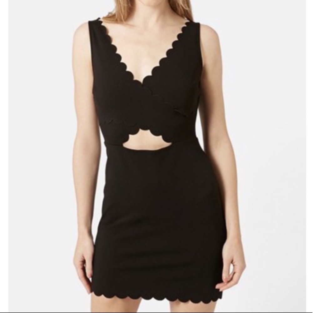 Topshop LBD - little black cutout dress